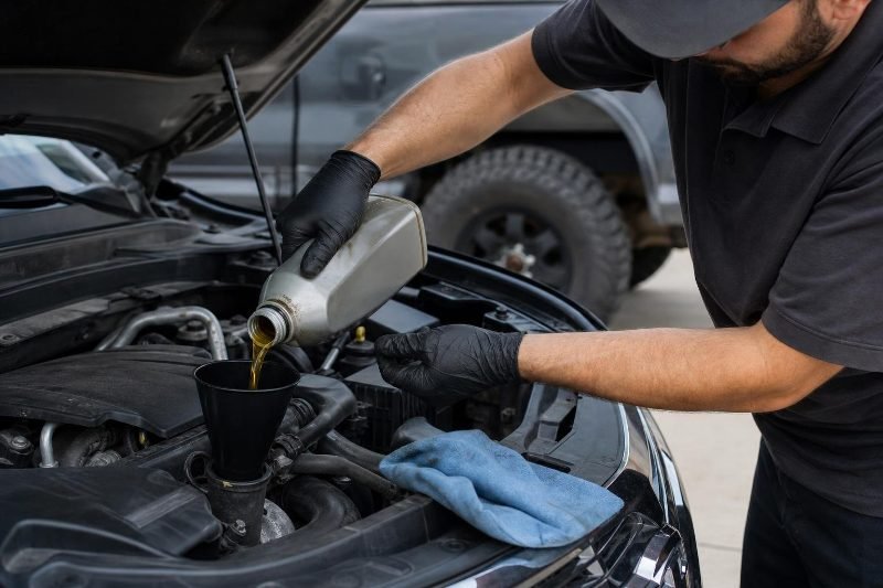 Oil Change services in Conroe, Texas